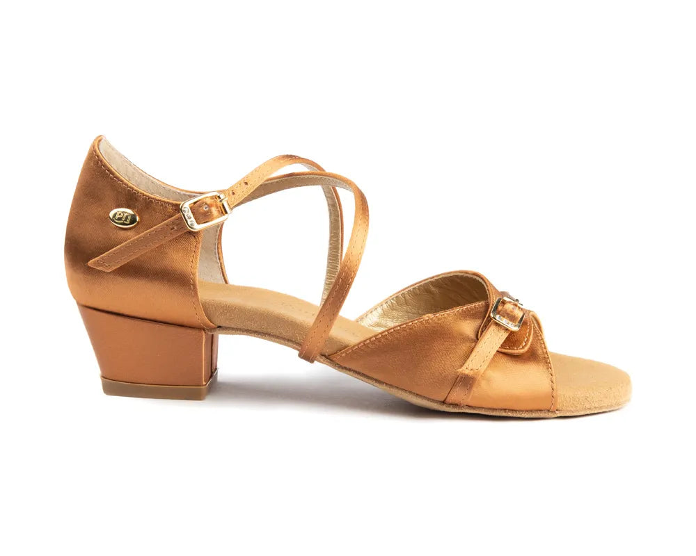 Cuban Heel Sandal with Buckle