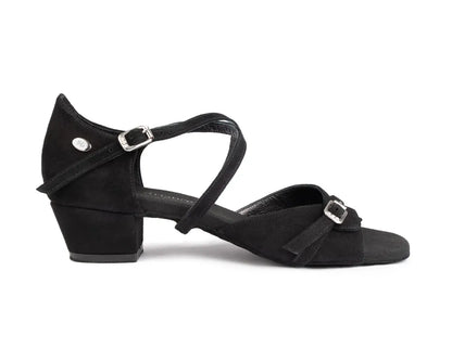 Cuban Heel Sandal with Buckle