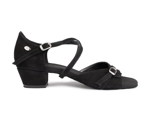 Cuban Heel Sandal with Buckle