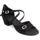 Cuban Heel Sandal with Buckle