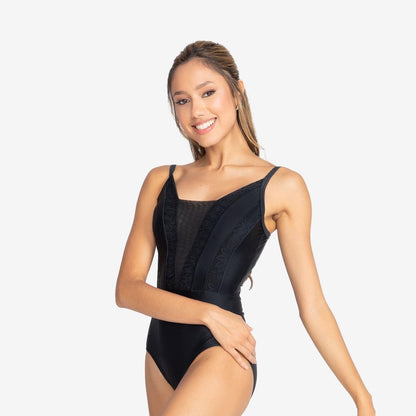 Ester Lace Insert Leotard