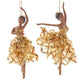 Gold Sequined Ballerina Ornament