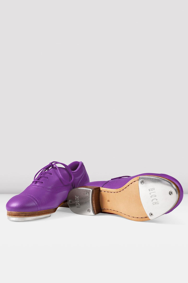 Ladies Jason Samuels Smith Tap Shoe - Purple Pebble Leather