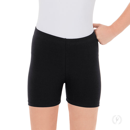 Youth Mid-Thigh Shorts with Cotton Lycra