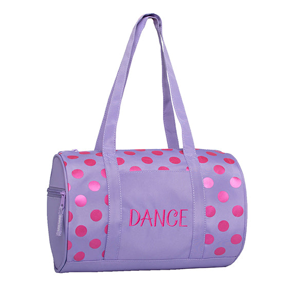 Dots Duffel – Lavender/Pink