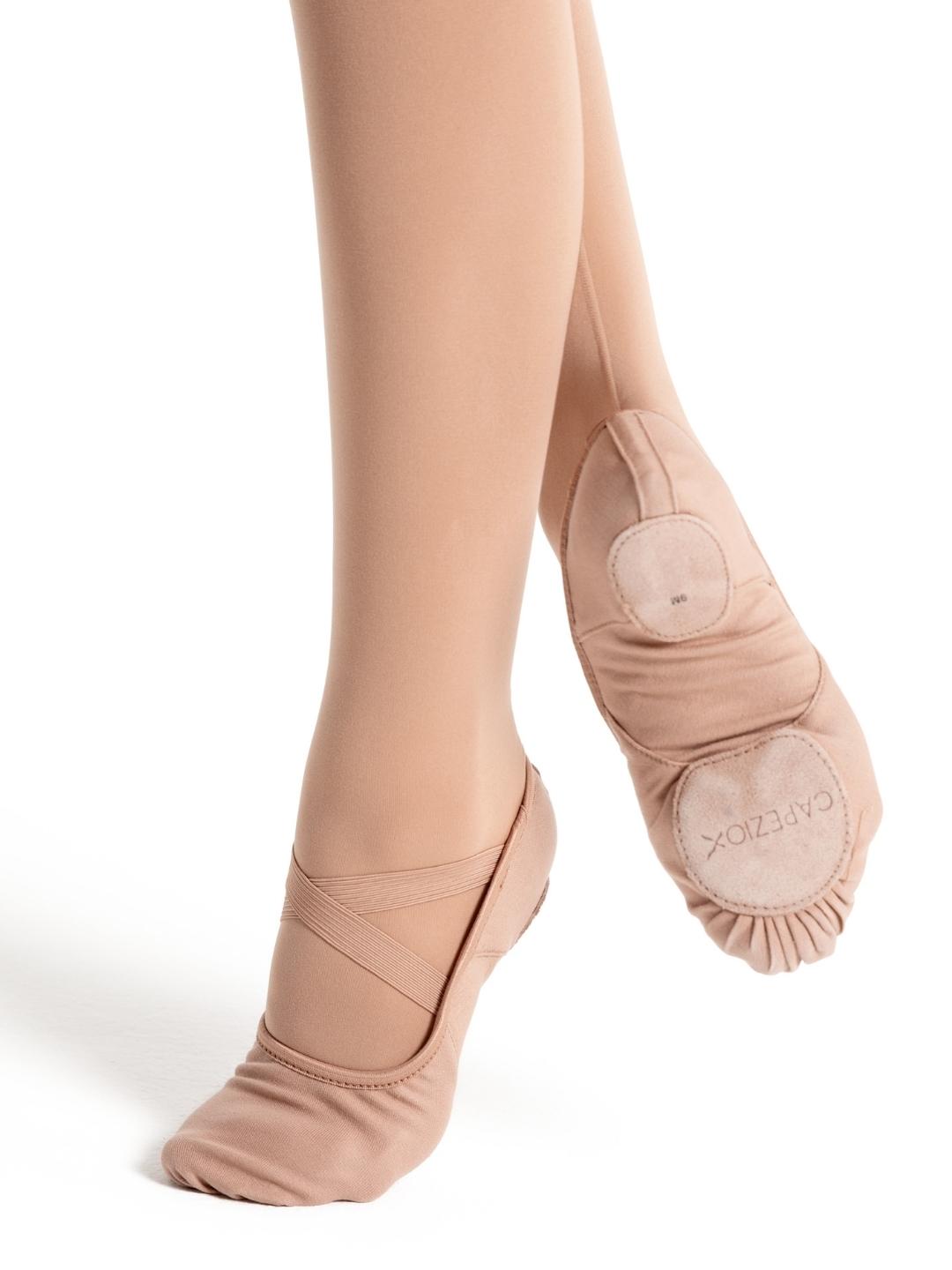 Hanami Adult Stretch Canvas Ballet Shoe  - Light Suntan