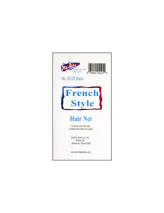 French Invisible Hair Net - Medium Brown