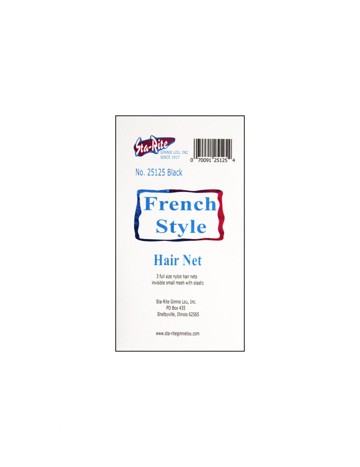 French Invisible Hair Net - Dark Brown