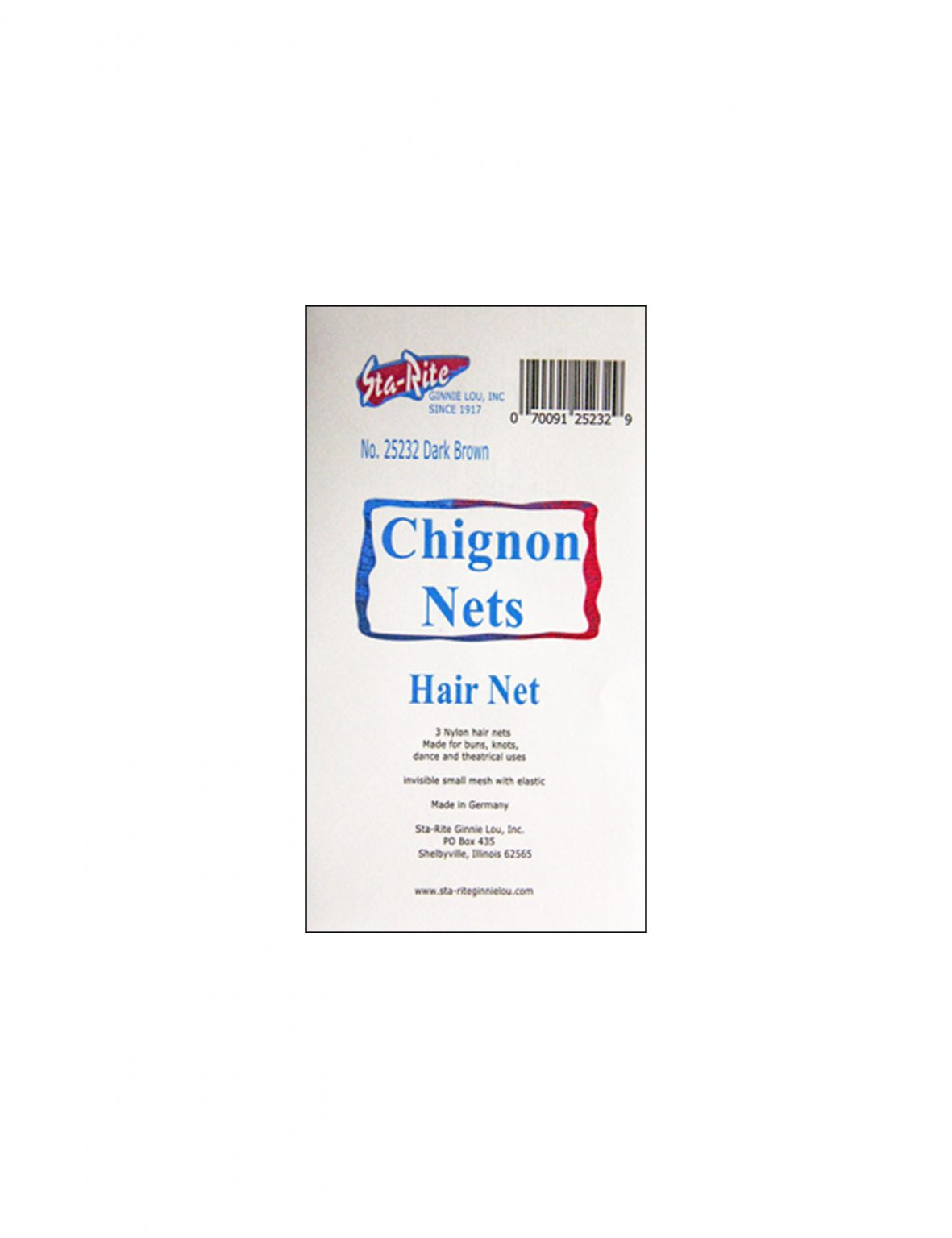 Chignon Invisible Hair Nets - Dark Brown