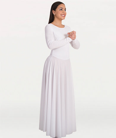 Long Sleeve Liturgical Dress - Adult Plus Size