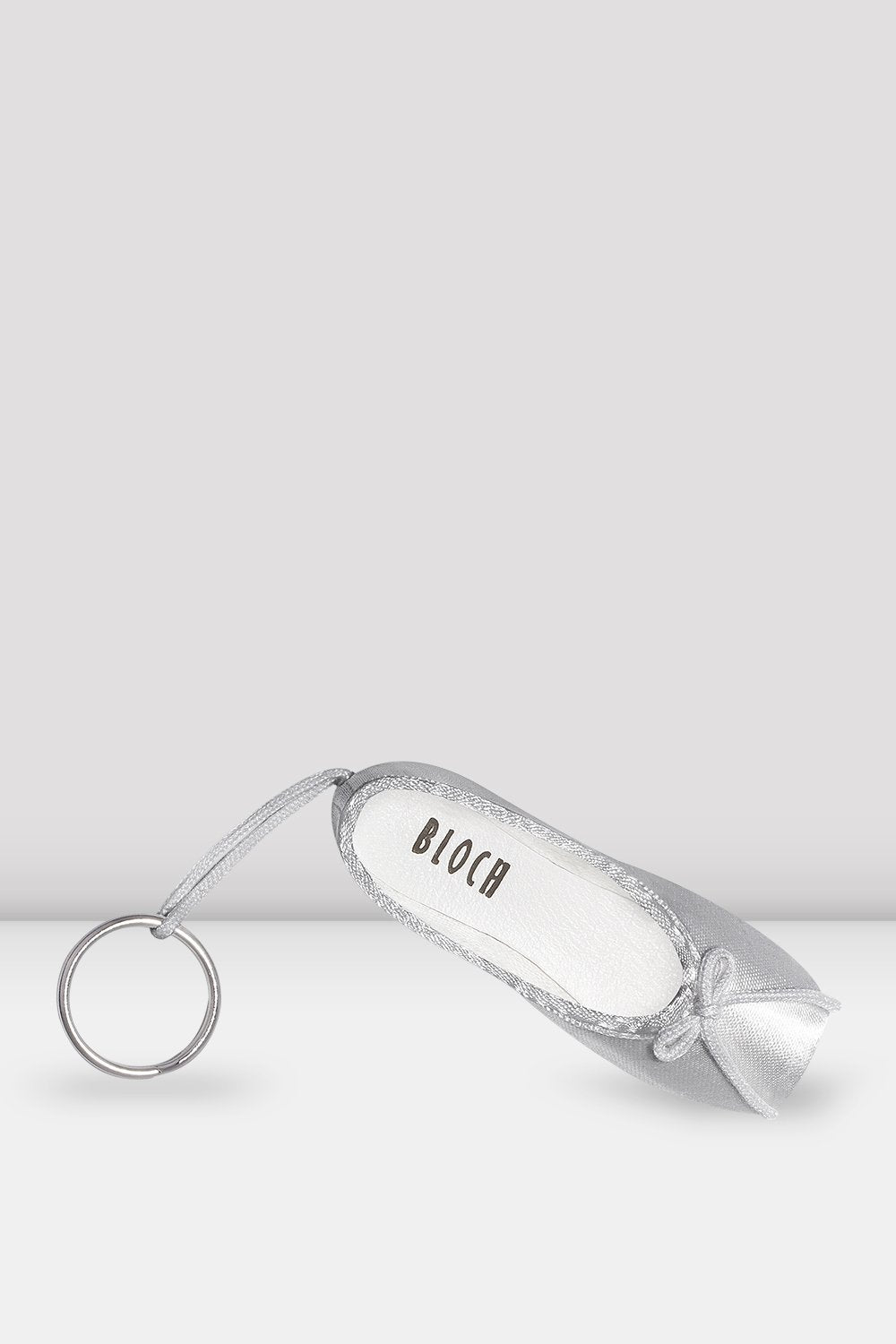 Mini Pointe Shoe Keychain - Silver
