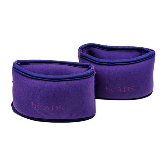 Two 1b purple ankle weights