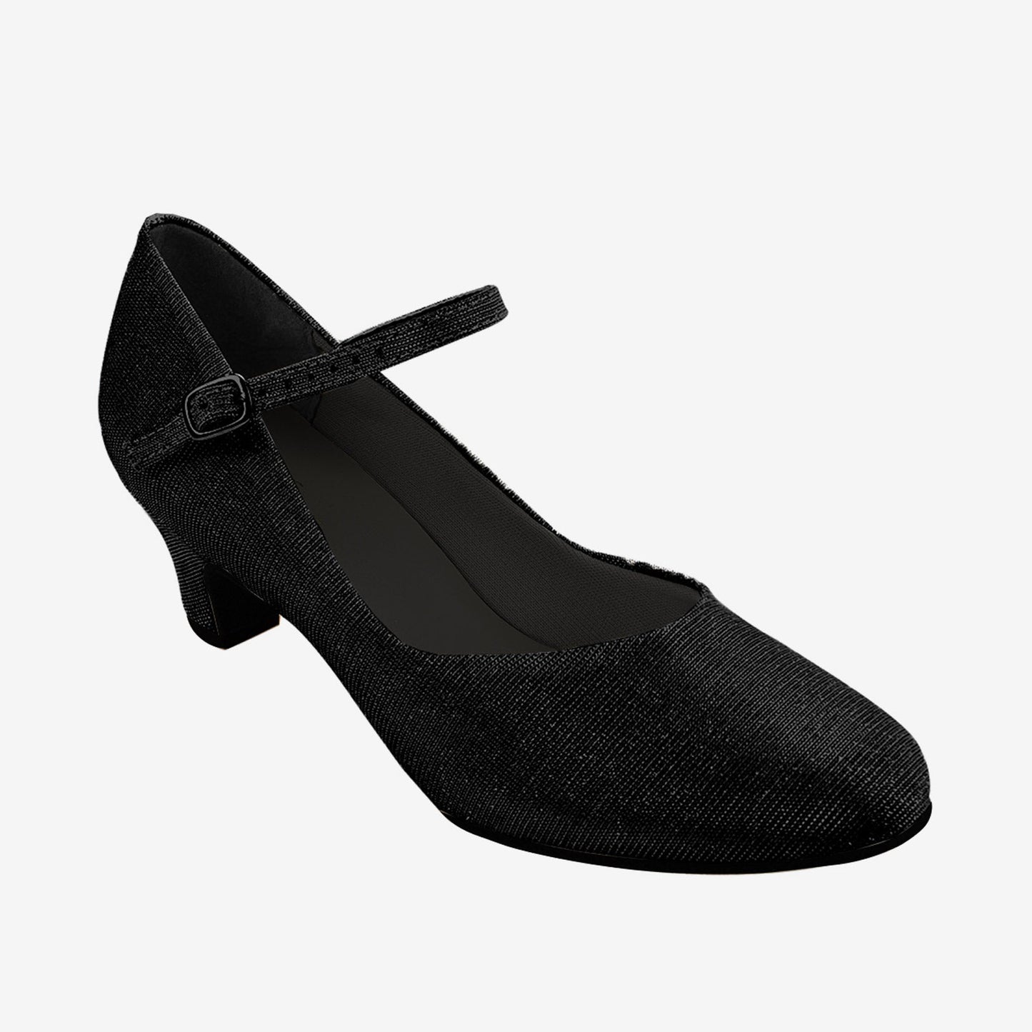 Rachelle 1.5" Heel Closed Toe Sparkle Ballroom Shoe