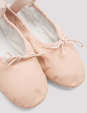 Dansoft Leather Full Sole Ladies Ballet Shoes - Pink