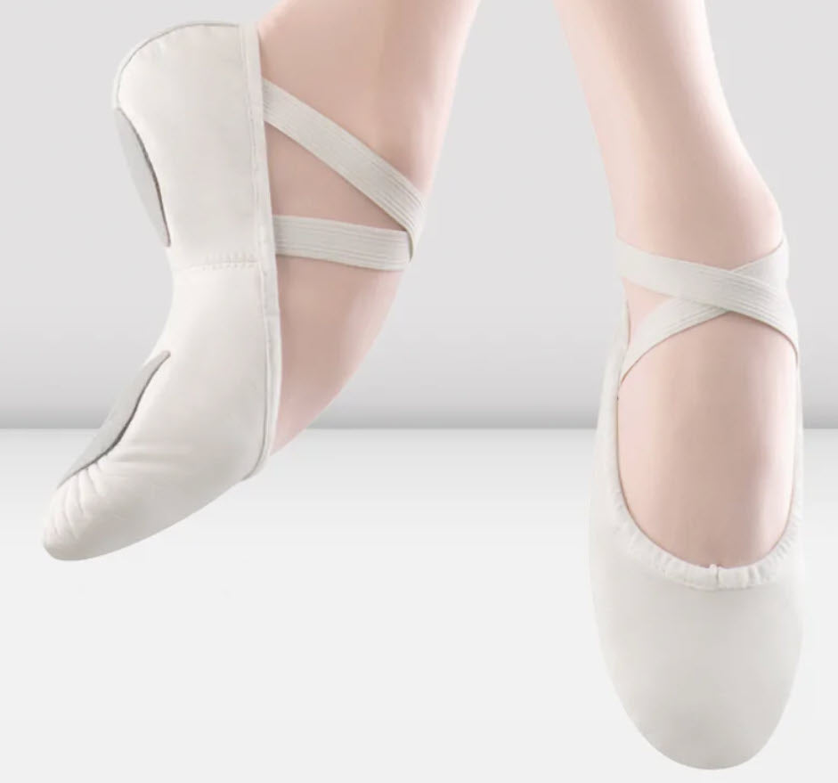 Prolite II Leather Ballet Shoe - Black/White