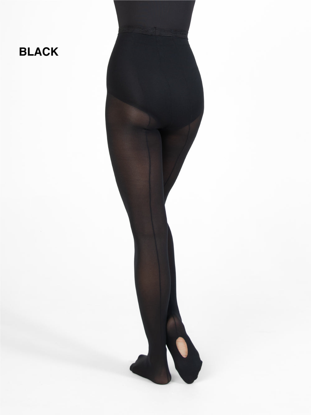 TotalSTRETCH® Back-Seam Adult Mesh Convertible Tights A45