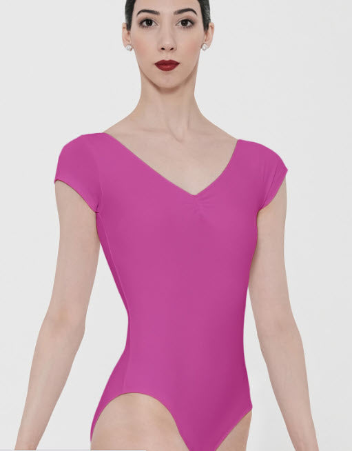 Candide Ladies Short Sleeve Leotard (Fuchsia)