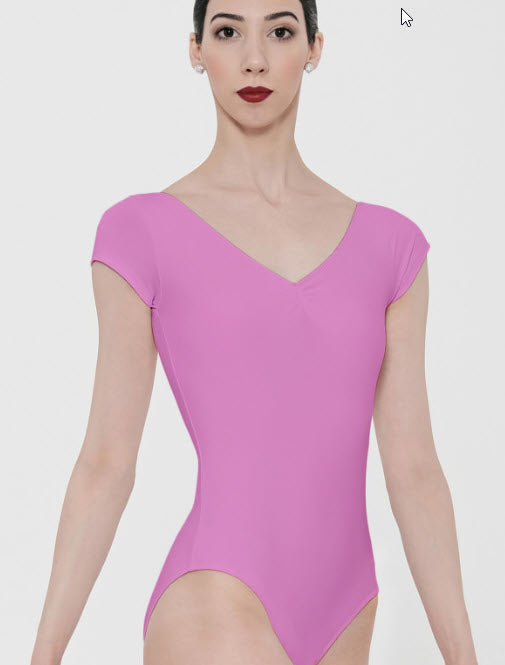 Candide Ladies Short Sleeve Leotard (Rose)