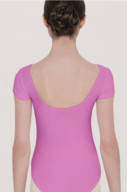 Candide Youth Short Sleeve Leotard (Rose)