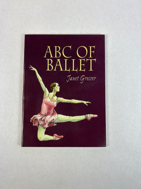 Small brown book titled 'ABC of Ballet' 