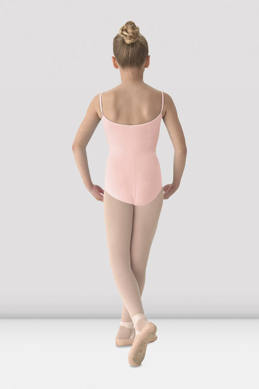 Mirella 207 Microlux Princess Seam Camisole Leotard - Youth  Pink
