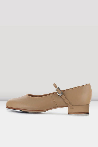Tap-On Leather Tap Shoes for Youth - Tan