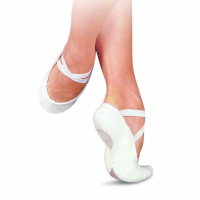 Pro1 Canvas Split Sole Ballet Slipper - White