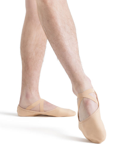 Hanami Adult Stretch Canvas Ballet Shoe - Nude