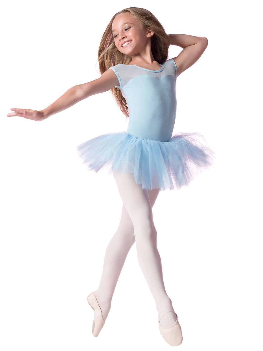 Hanami Youth Leather Ballet Shoe Light Pink Dancer s Image